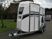 BATESON ASCOT HORSE TRAILER. CARRIES UP TO TWO 17 HAND HORSE