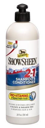 Absorbine Show Sheen 2 in 1 Shampoo and Conditioner.